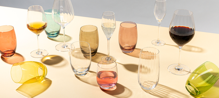 Crystal glasses Optima will add flair to your dining experience